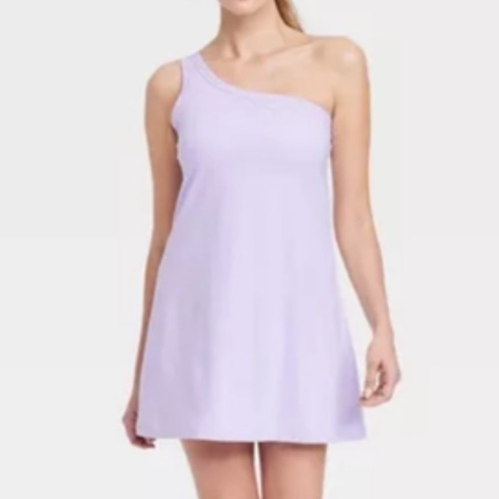 All In Motion Women's Asymmetrical Athletic Pastel Purple Dress Size Medium